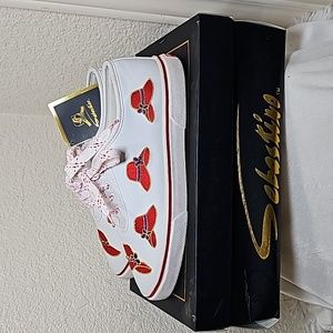 Sebastino Embroider Red Hat